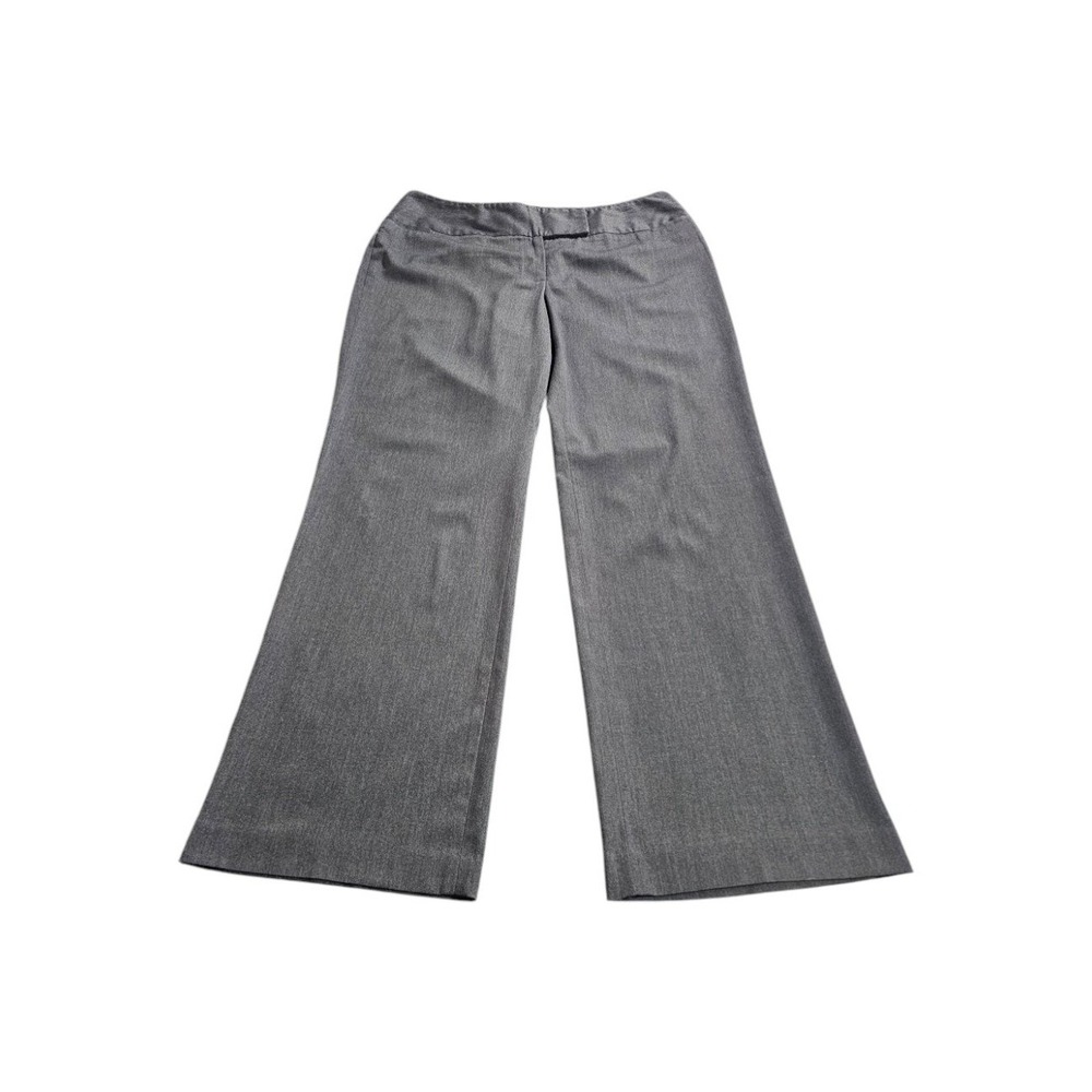 Goodclothes Womens Wide Leg Dress Pants Gray Stretch Trousers Size 14